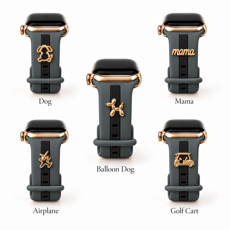 Skye Gray & Black Smart Watch Band