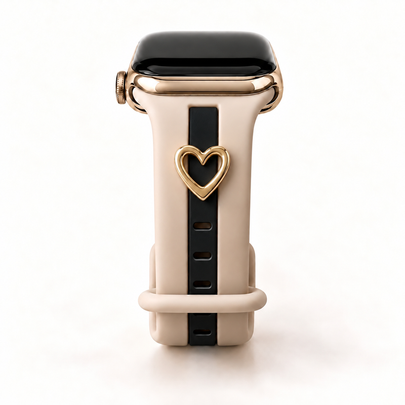 Skye Nude Sand & Black Smart Watch Band