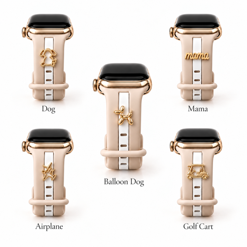 Skye Nude Sand and White Smart Watch Band