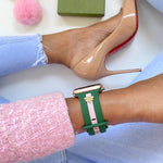 Honey Bee Me Pink and Green Apple Band - Strawberry Avocados