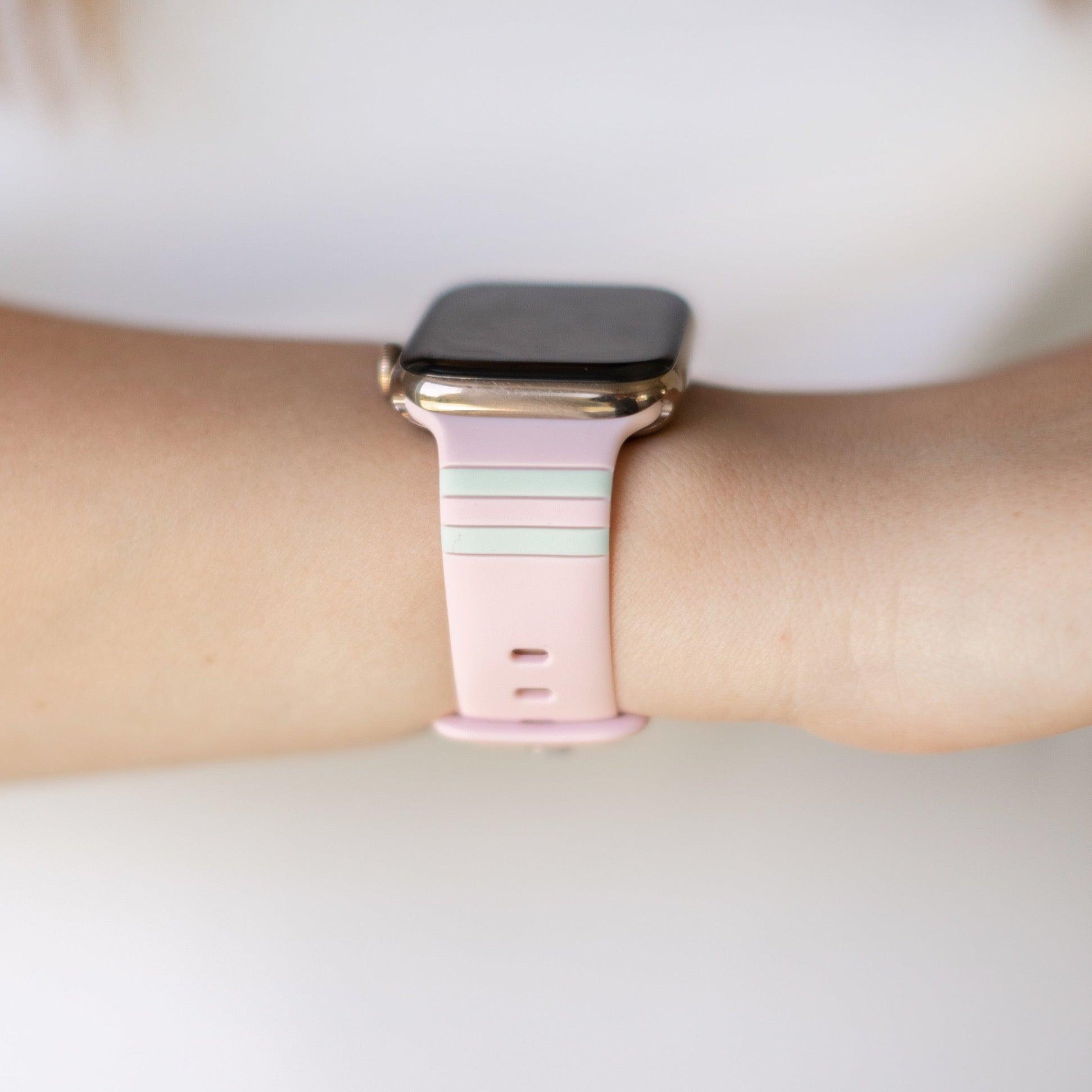 Skylar Pink & Green Apple Watch Band – Strawberry Avocados