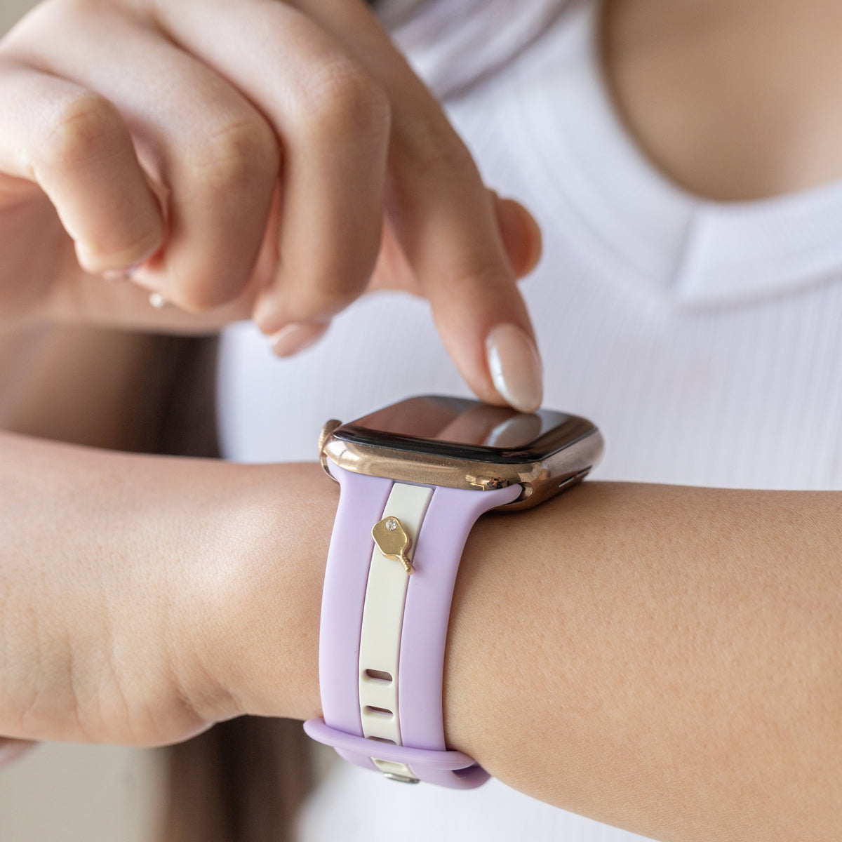 Skye Queen Charlotte Lavender Smart Watch Band