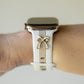 Skye White & Nude Sand Smart Watch Band