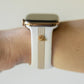 Skye White & Nude Sand Smart Watch Band