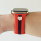 Skye Red & Black Smart Watch Band