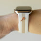 Skye White & Nude Sand Smart Watch Band