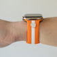 Skye Orange & White Smart Watch Band