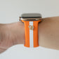 Skye Orange & White Smart Watch Band