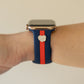 Skye Blue & Red Smart Watch Band