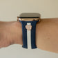 Skye Nautical Blue & White Smart Watch Band