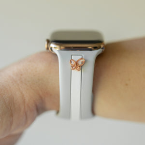 Skye Gray & White Smart Watch Band