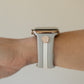 Skye Gray & White Smart Watch Band