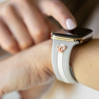 Chasing Butterflies 🦋Gray & White Smart Watch Band