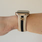 Skye Nude Sand & Black Smart Watch Band