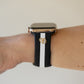 Skye Midnight Black & White Smart Watch Band