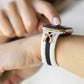 The It Girl Winter White & Black Night Smart Watch Band