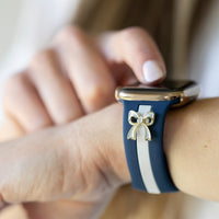 The It Girl Nautical Blue and White Smart Watch Band