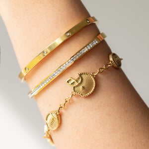 For the Love of Football Bracelet Stack