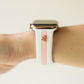 Skye White & Bubblegum Smart Watch Band