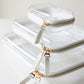 Luxe Zippered Packing Cases Bundle White