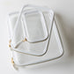 Luxe Zippered Packing Cases Bundle White