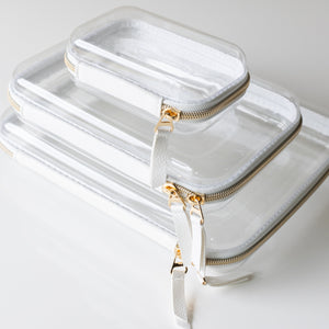 Luxe Zippered Packing Cases Bundle White