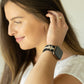 The It Girl Black and Nude Sand Smart Watch Band