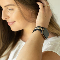 Chasing Butterflies 🦋 Black & Nude Sand Smart Watch Band