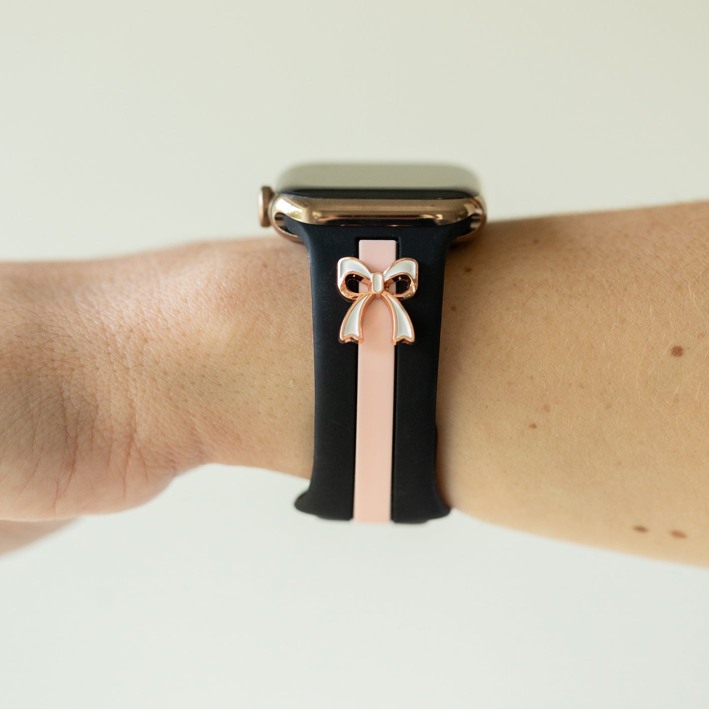 The It Girl Midnight Black & Pink Smart Watch Band