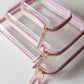 Luxe Zippered Packing Cases Bundle Pink