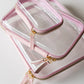 Luxe Zippered Packing Cases Bundle Pink