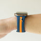 Let's Cause a Racket 🏓 Blue & Orange Smart Watch Band