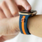 Skye Blue & Orange Smart Watch Band