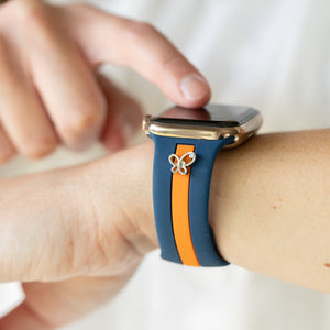 Chasing Butterflies 🦋 Blue & Orange Smart Watch Band