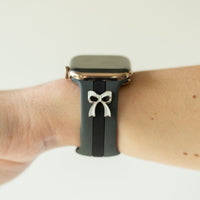 The It Girl Gray and Black Smart Watch Band