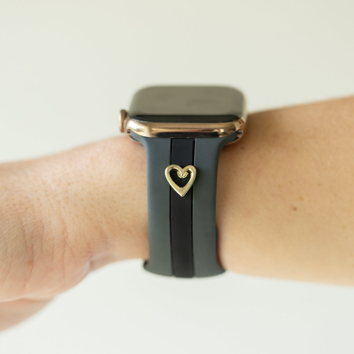 Heart to Love ♡ Gray & Black Smart Watch Band