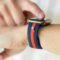 Let's Cause a Racket 🏓 Blue and Red Smart Watch Band