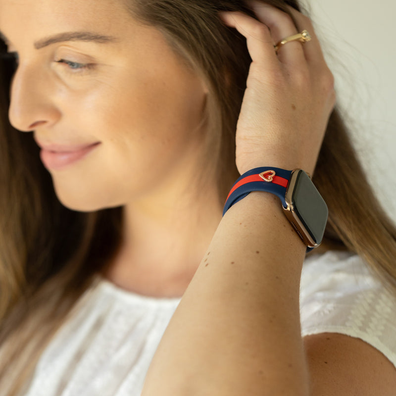 Heart to Love ♡ Blue & Red Smart Watch Band