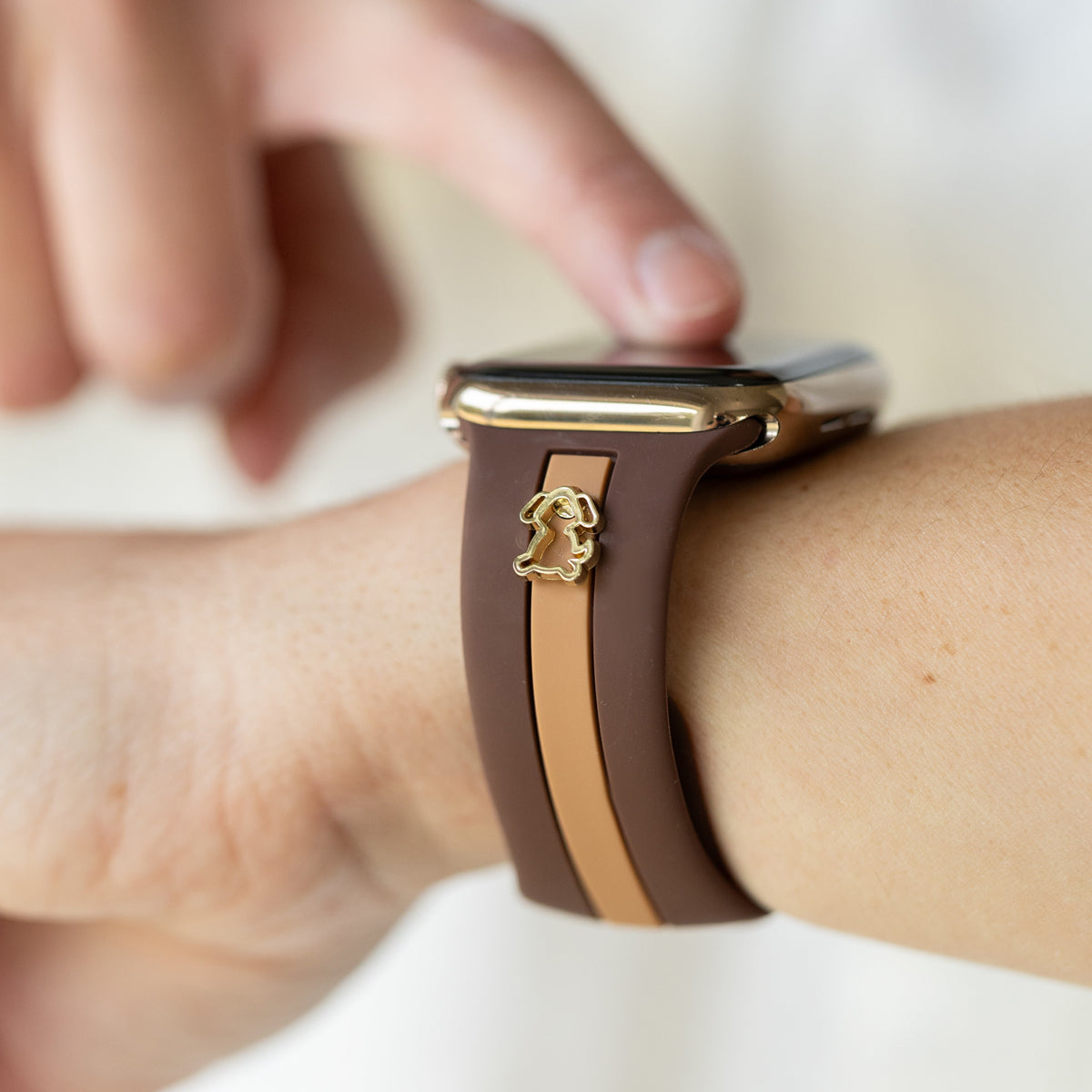 Skye Cocoa & Caramel Smart Watch Band