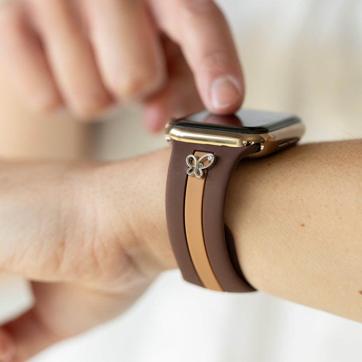 Skye Cocoa & Caramel Smart Watch Band