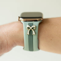 The It Girl Dusty Blue and Green Smart Watch Band