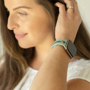 Chasing Butterflies 🦋 Dusty Blue & Green Smart Watch Band