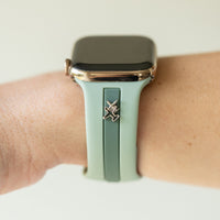 Come Fly With Me✈️ Dusty Blue & Green Smart Watch Band