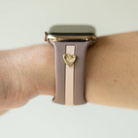 Heart to Love ♡ Mauve and Blush Smart Watch Band