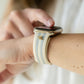 Skye Ivory & Gray Smart Watch Band