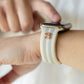 Skye Ivory & Gray Smart Watch Band