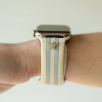 Chasing Butterflies 🦋Ivory & Gray Smart Watch Band