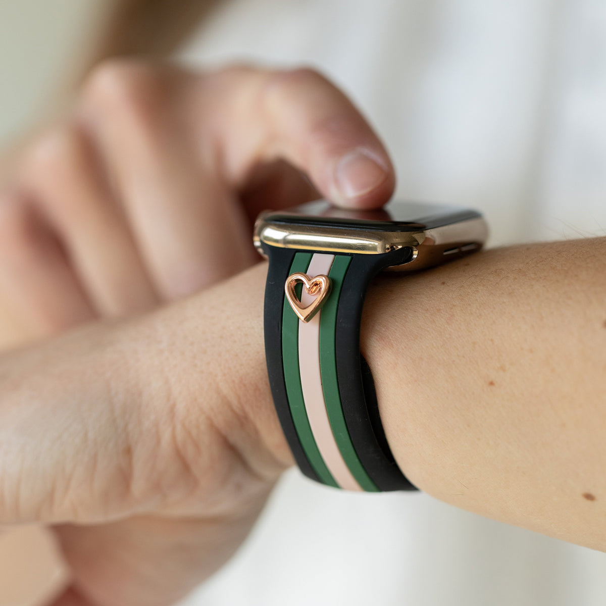 Skye Black/Pink/Green Smart Watch Band