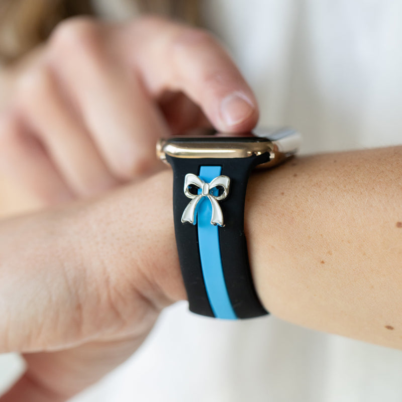 The It Girl Black & Blue Smart Watch Band