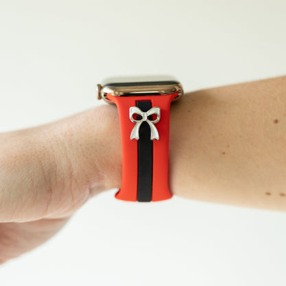 The It Girl Red & Black Smart Watch Band